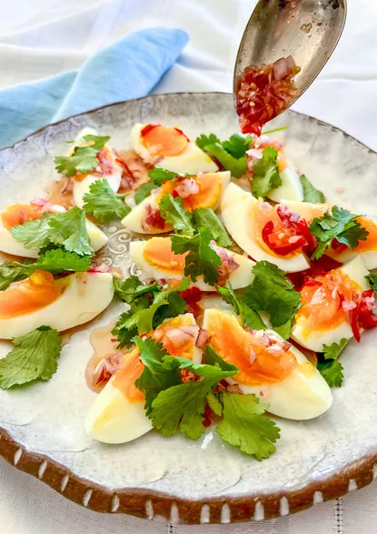 Photograph from Recipe: Yum Kai Tom (Thai Hard Boiled Egg Salad)