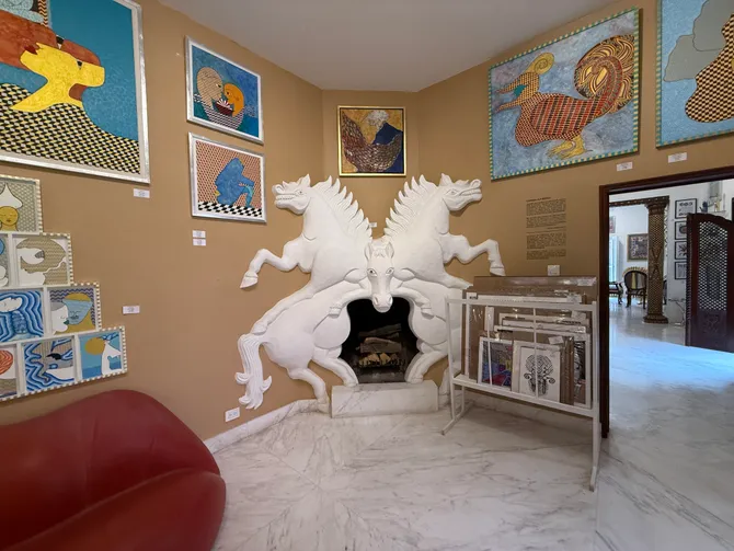 Photograph from A House Full of Imagination: Inside Pedro Friedeberg's Casa Diana