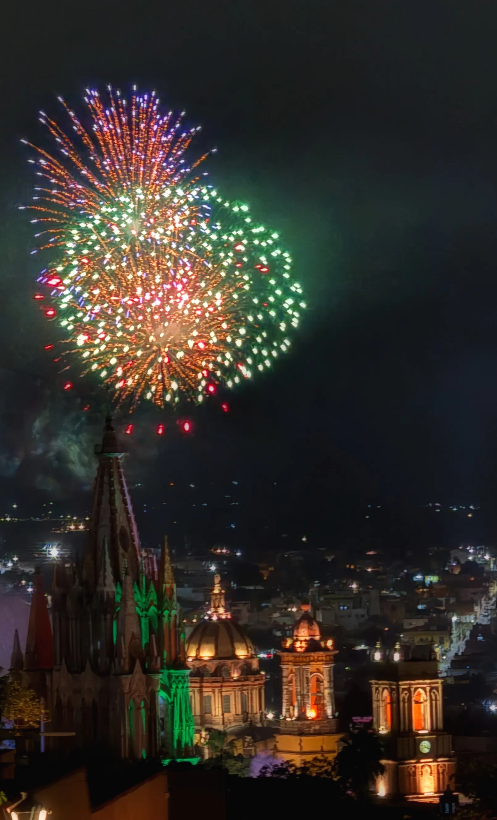 Fireworks Over the Parroquia