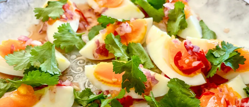 Recipe: Yum Kai Tom (Thai Hard Boiled Egg Salad)