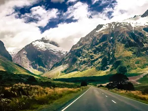The road to Milford Sound