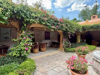 Photograph from Lunch Under the Hacienda Eaves: Villa Santa Mónica