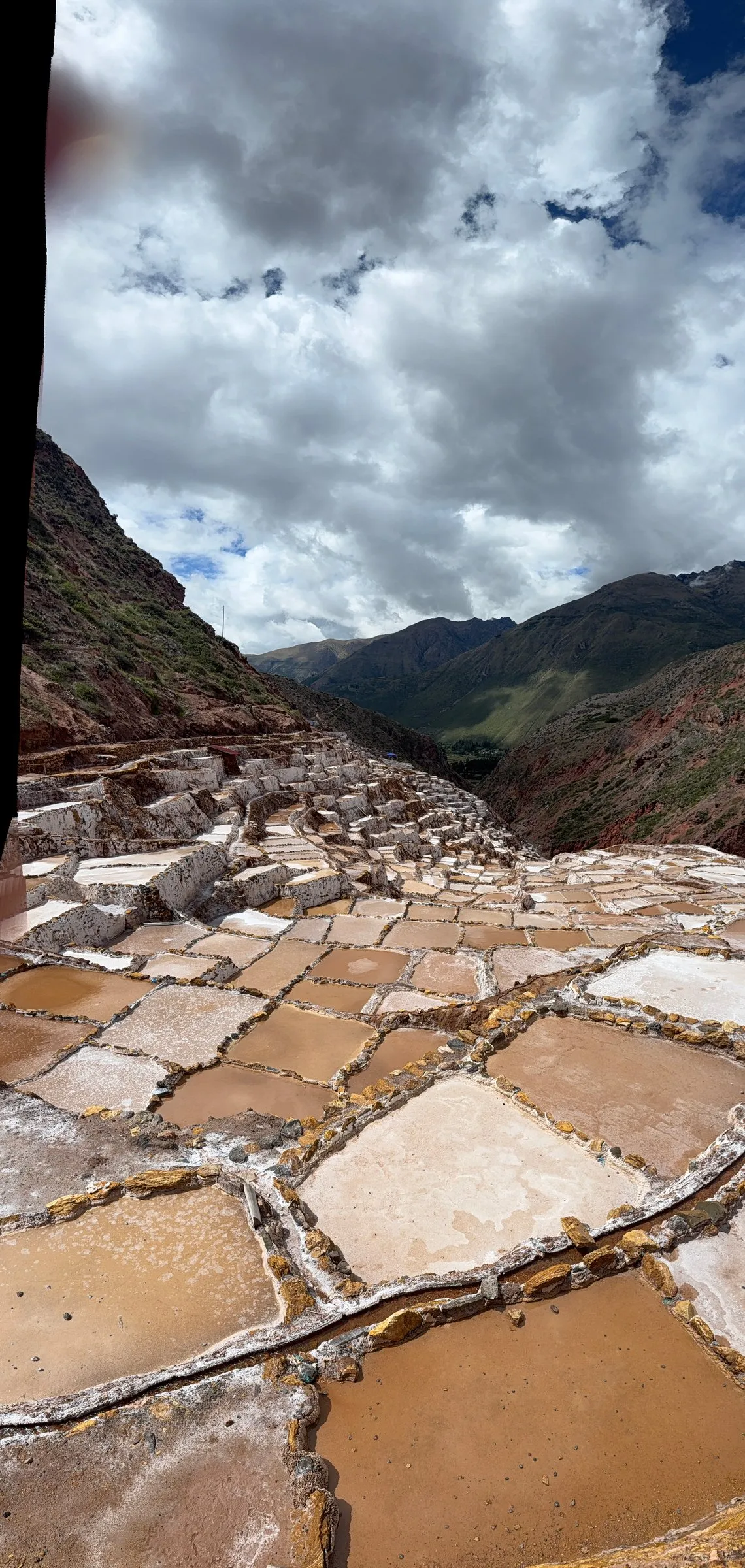 The salt pans at Maras, terrace after terrace