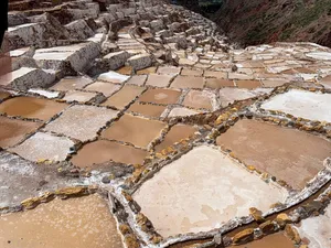 The salt pans at Maras, terrace after terrace