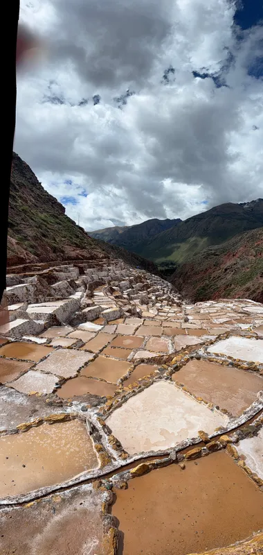 The salt pans at Maras, terrace after terrace