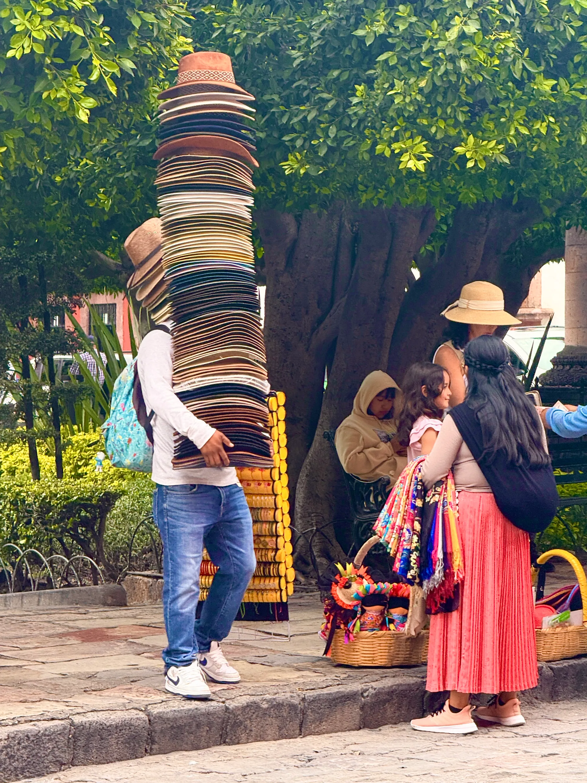 The hat seller
