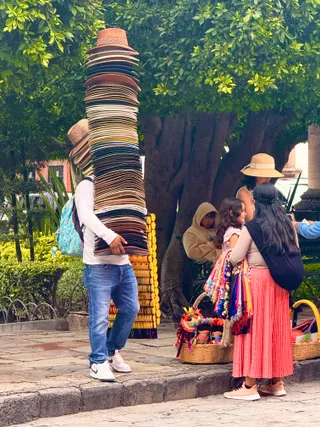 The hat seller