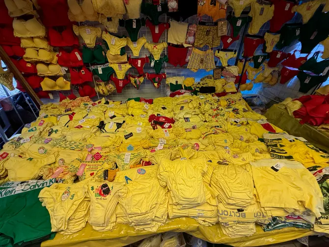 Photograph from In Peru, New Year's Eve Comes Dressed in Yellow