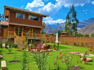The garden at the house we rented