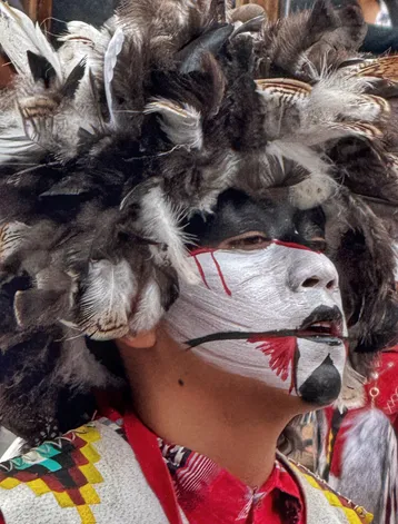 Photograph from What Came Down the Street: Gran Desfile de Danzas Locales y Foráneas