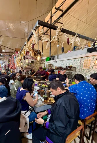 Photograph from Trinidad Ritual de Sabores- A taco pilgrimage in the middle of Mercado de Coyoacán