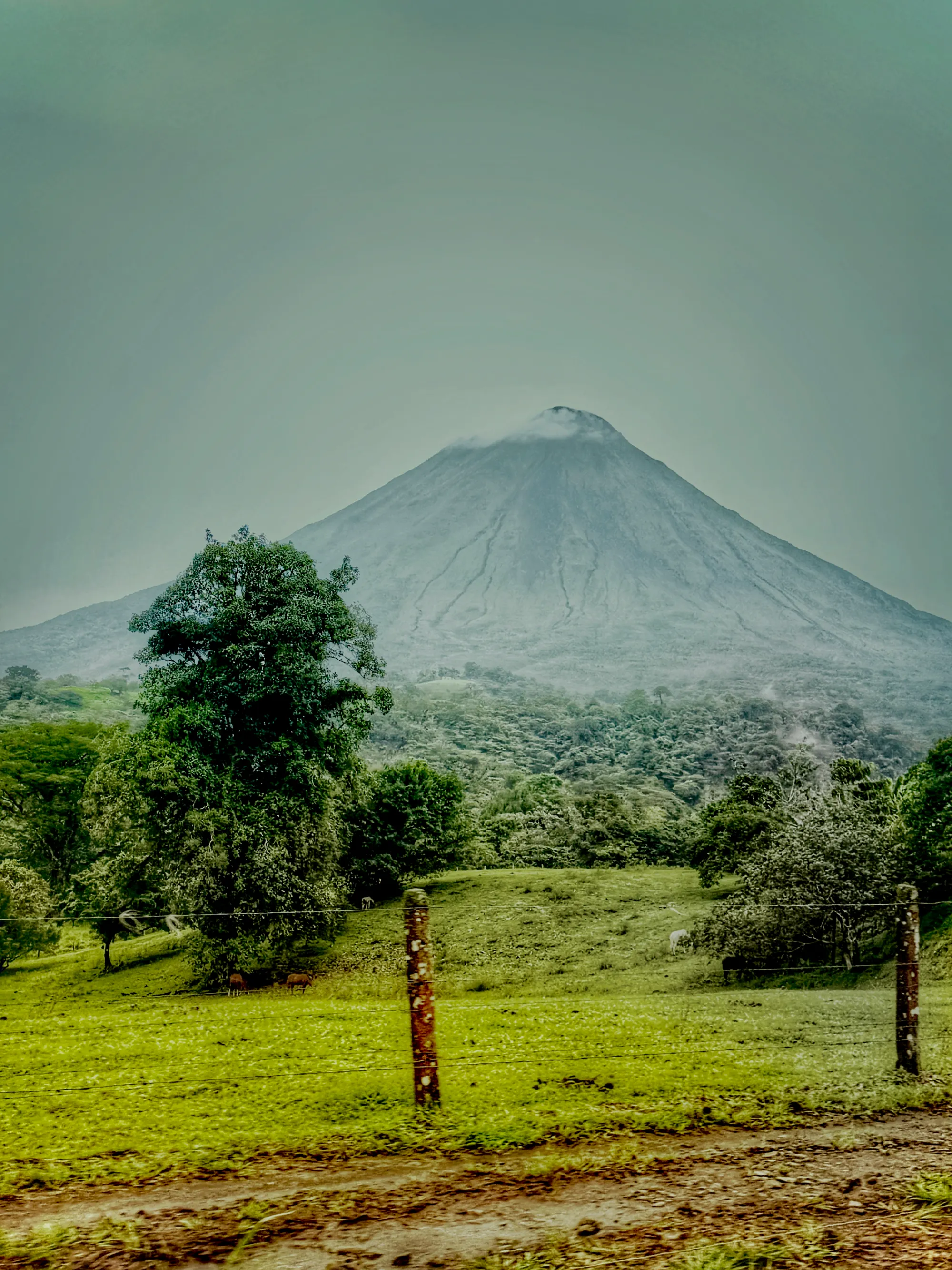 El volcán Arenal