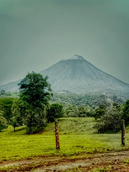 El volcán Arenal