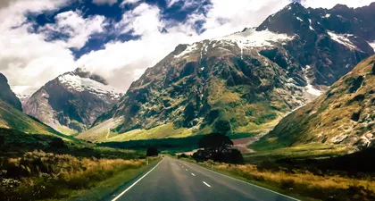 The road to Milford Sound