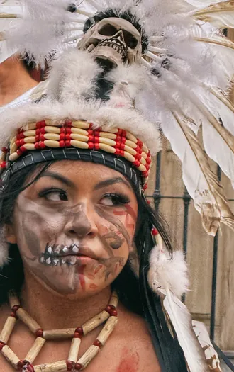 Photograph from What Came Down the Street: Gran Desfile de Danzas Locales y Foráneas