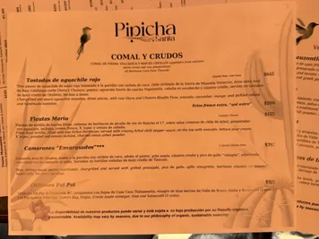 Photograph from Pipicha Santa: Two People, Ten Seats, and a Tostada to Remember
