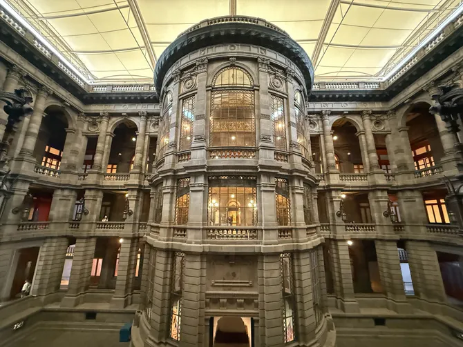 Photograph from Museo Nacional de Arte, Mexico City: A Stairway Not to Miss