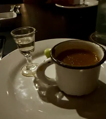 Photograph from Gran Cantina Filomeno — Bubbles, Broth & a Bit of Old-School Magic