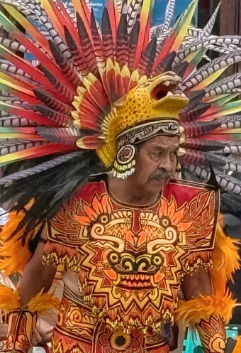 Photograph from What Came Down the Street: Gran Desfile de Danzas Locales y Foráneas