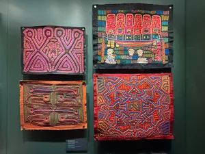 Molas behind glass
