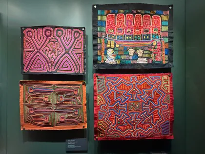 Molas behind glass