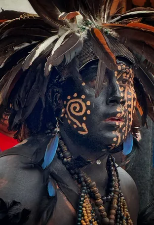 Photograph from What Came Down the Street: Gran Desfile de Danzas Locales y Foráneas