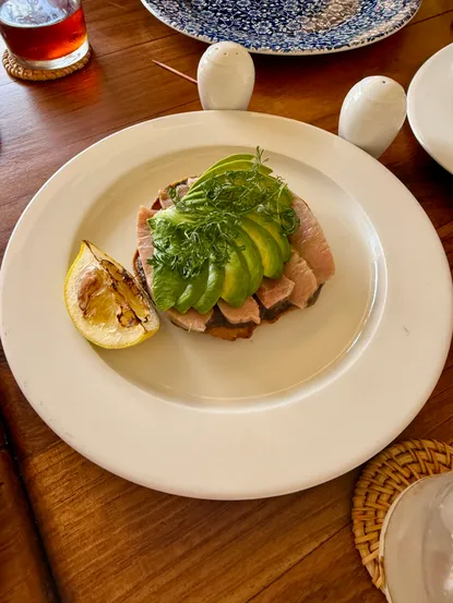 Tuna Tostada