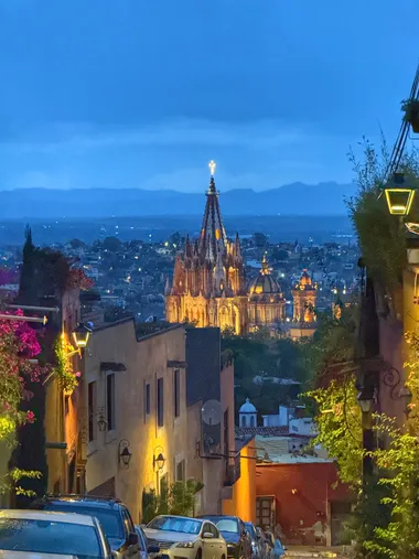 View from outside our front door: San Miguel de Allende